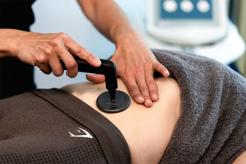 Indiba Deep Care Technology on stomach area